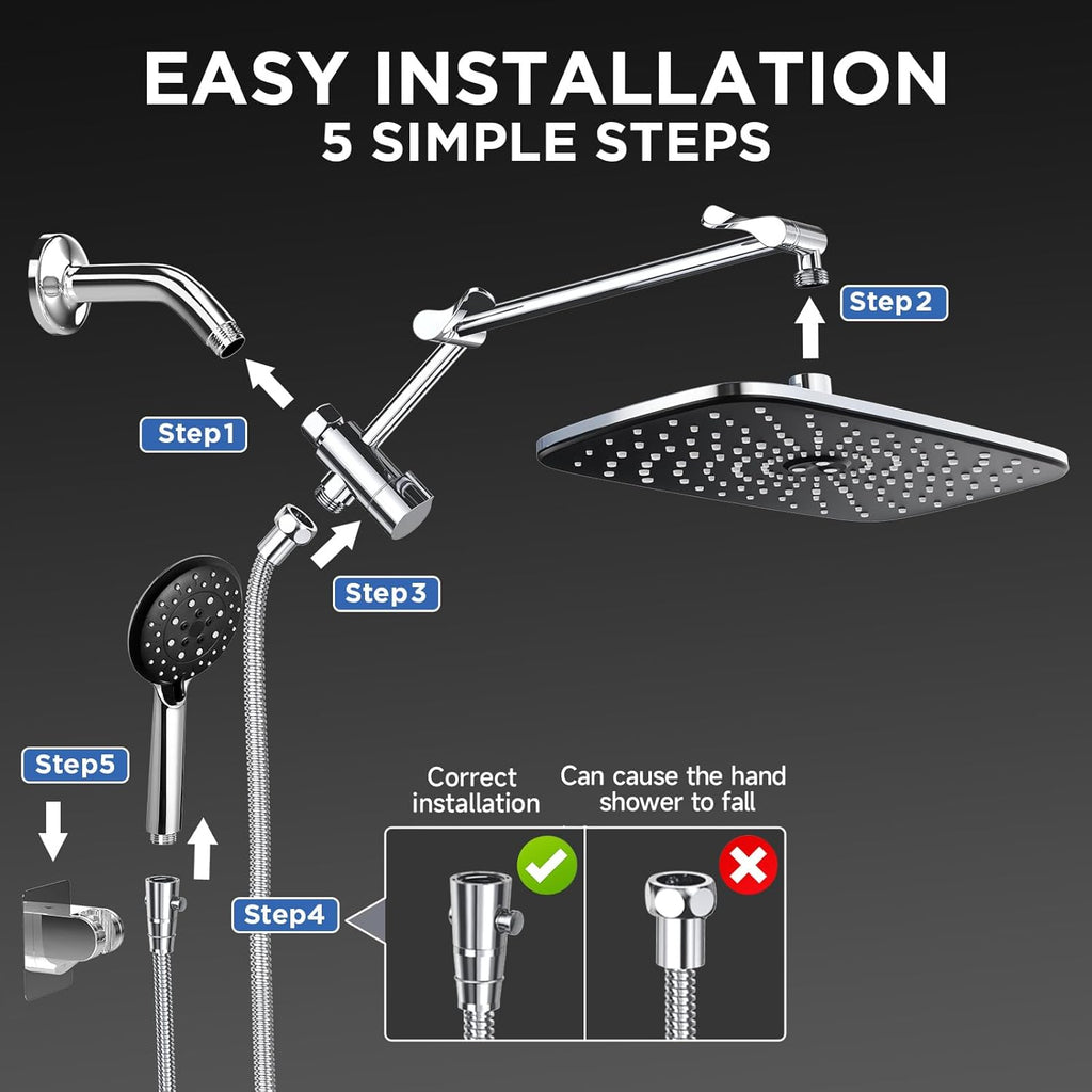 Wide Rain Shower Head