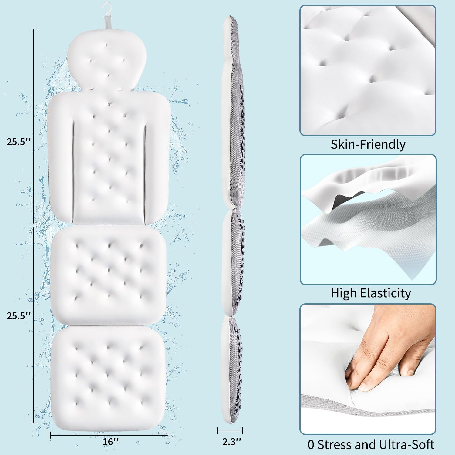 Bath Pillow for Bathtub