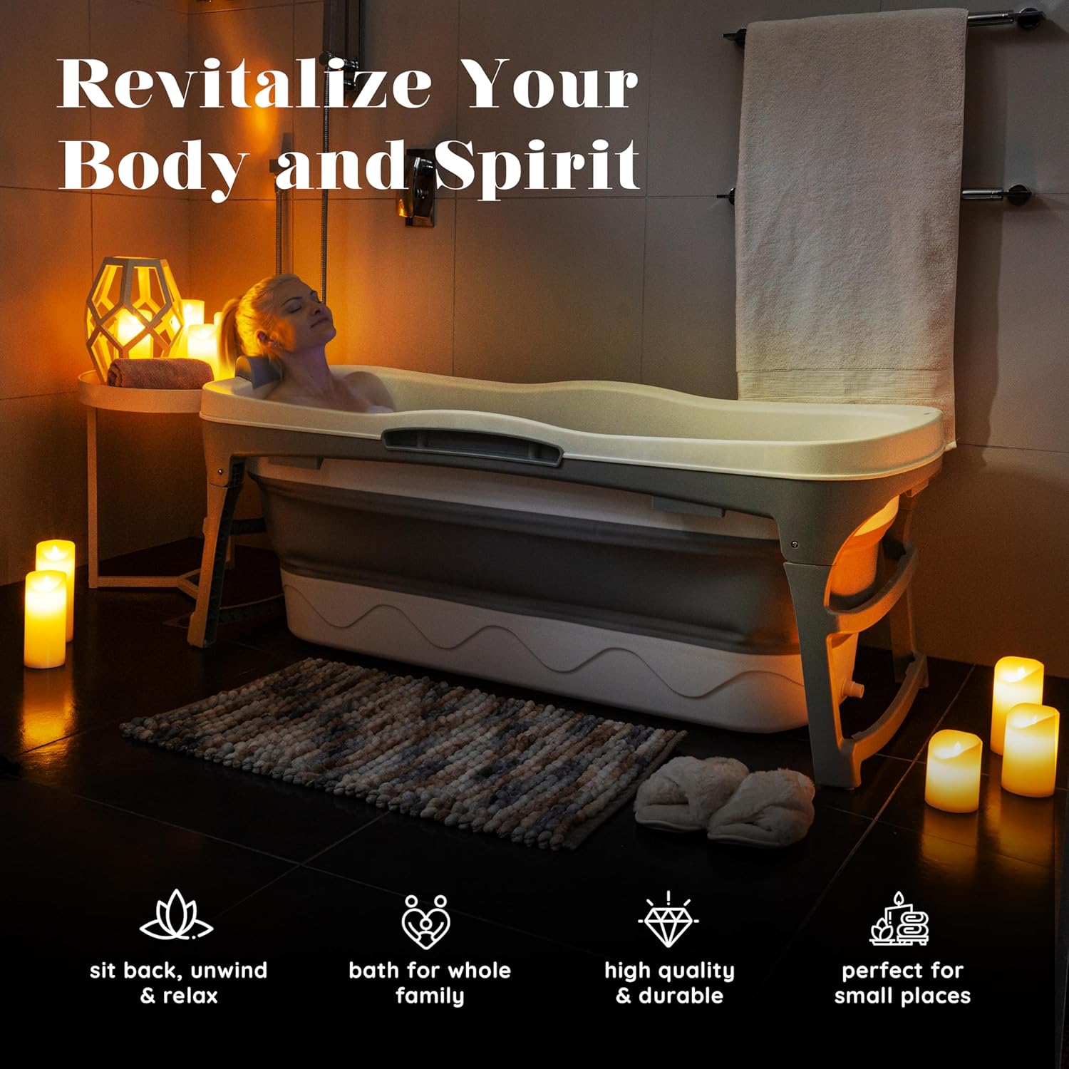 Portable Bathtub for Adult 